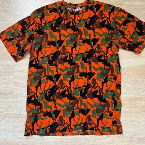 Orange Camobooty Graphic Tshirt